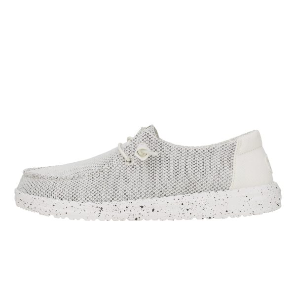 Wendy Stretch Sox Wide - Stone White