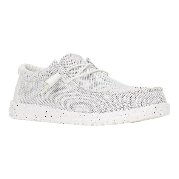 Wally Stretch Sox Wide - Storm White