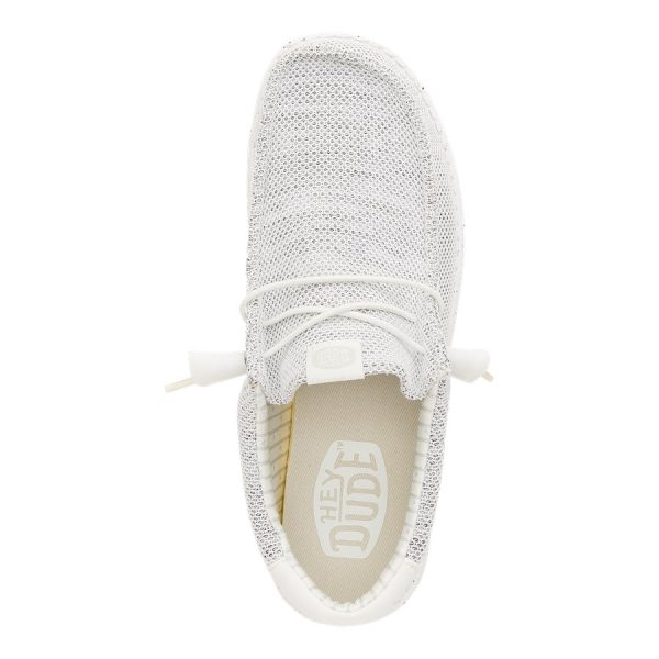 Wally Stretch Sox Wide - Storm White