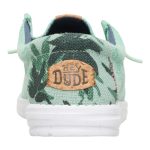 Wally Palm Jute - Dawn Blue/Celadon Green