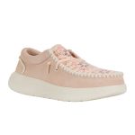 Wendy Comf Suede Crochet - Pale Pink/Multi