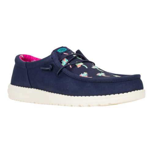 Wally Funk Party Palm - Peacoat Blue/Multi