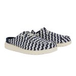 Wendy Slip Terry Stripe - Navy Blazer/Egret