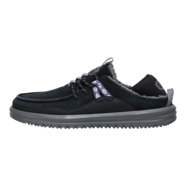 Bradley Blipper Suede - Black/Smoke Grey