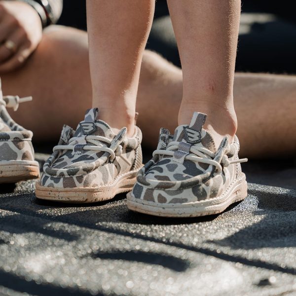 HEYDUDE X BURLEBO Wally Funk Toddler Deer Camo