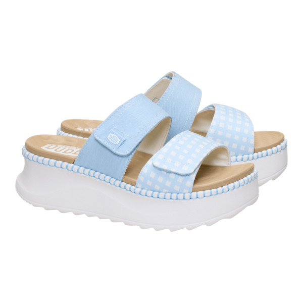 Delray Slide Gingham