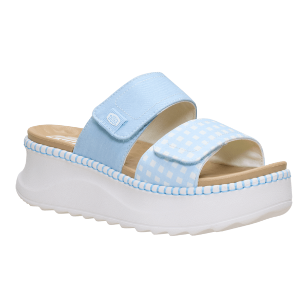 Delray Slide Gingham