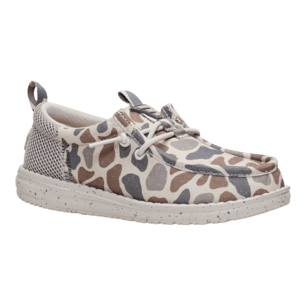 HEYDUDE X BURLEBO Wally Funk Youth Deer Camo