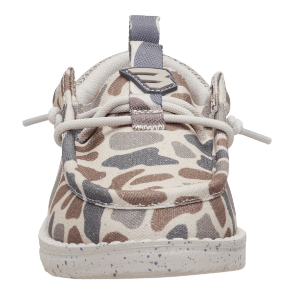 HEYDUDE X BURLEBO Wally Funk Youth Deer Camo