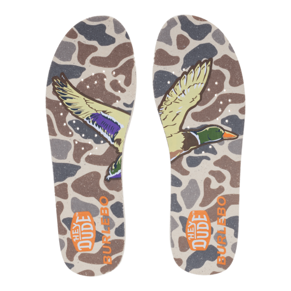 HEYDUDE X BURLEBO Wally Funk Youth Deer Camo
