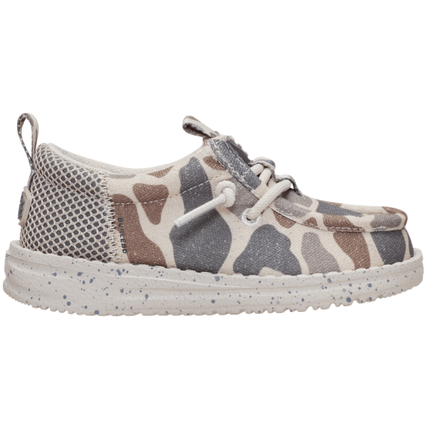 HEYDUDE X BURLEBO Wally Funk Toddler Deer Camo