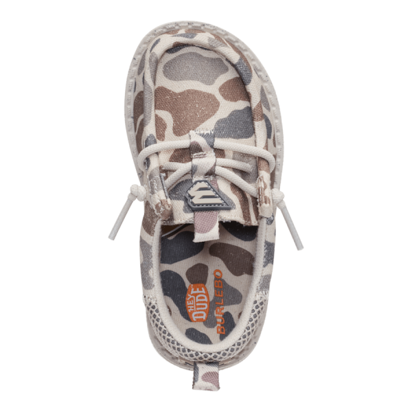 HEYDUDE X BURLEBO Wally Funk Toddler Deer Camo