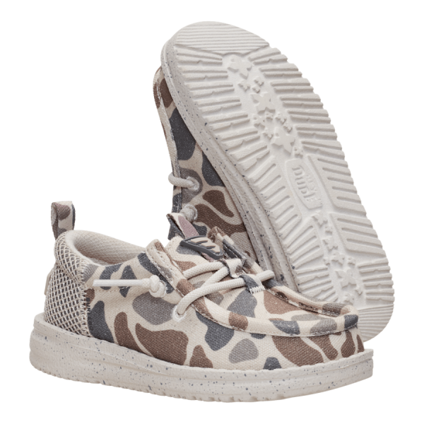 HEYDUDE X BURLEBO Wally Funk Toddler Deer Camo