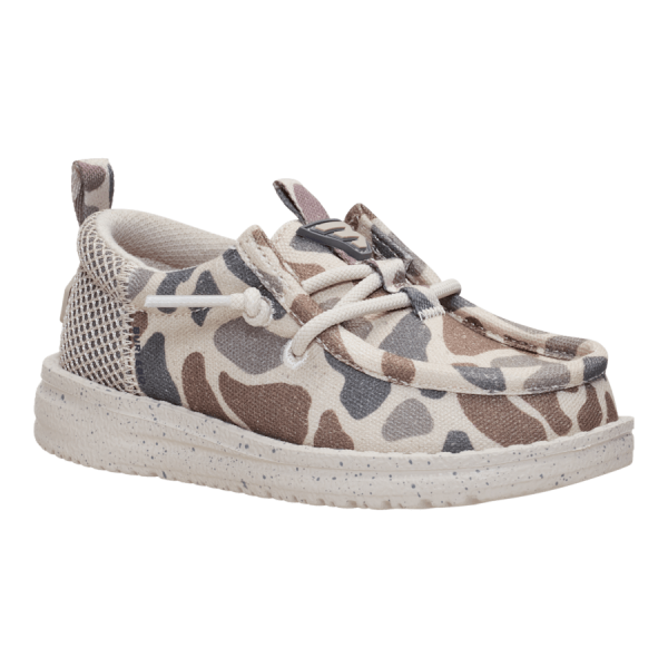 HEYDUDE X BURLEBO Wally Funk Toddler Deer Camo