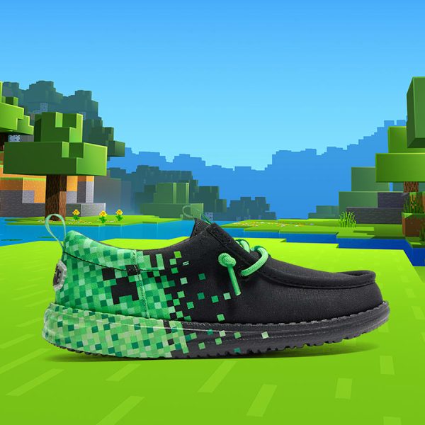 Minecraft X HEYDUDE Wally Funk Youth Creeper